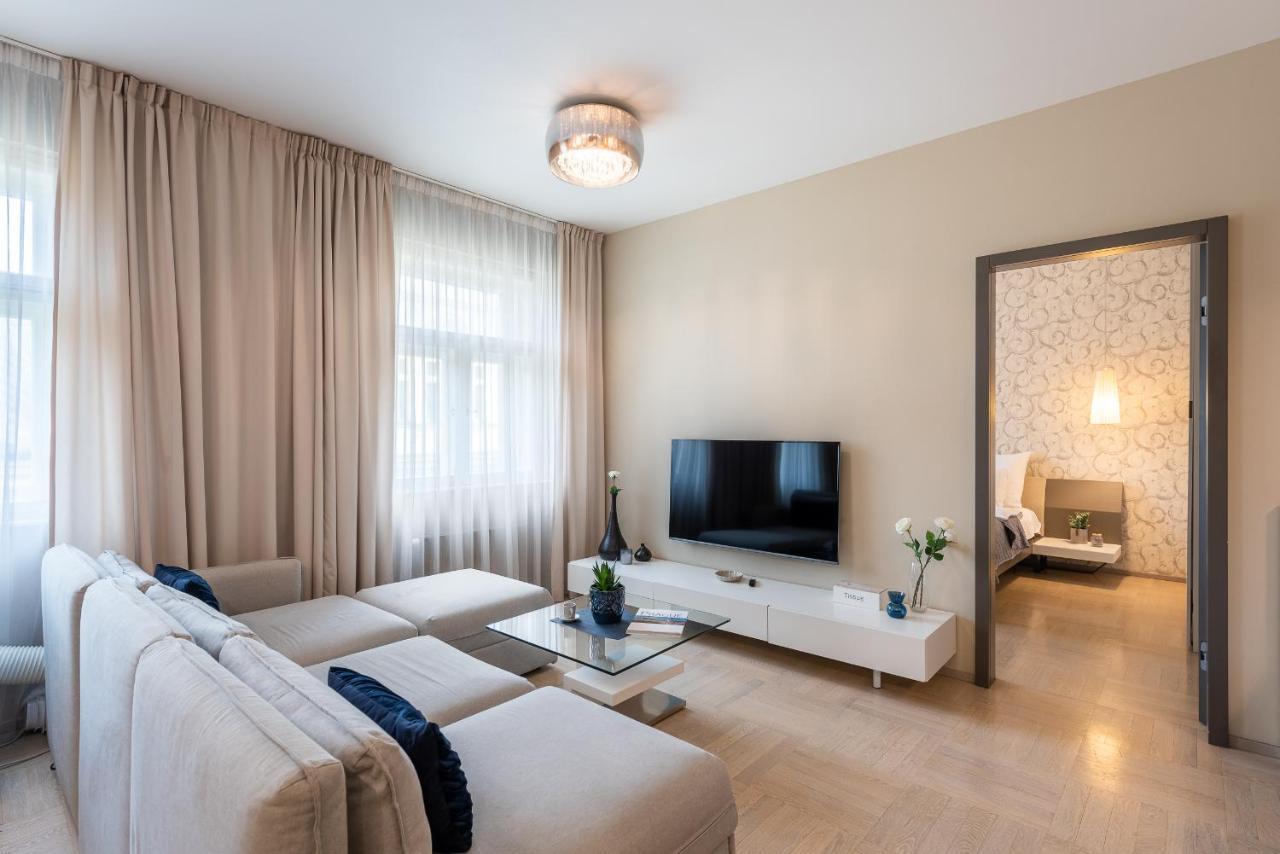 Apartamento New Luxury Apt With Ac&Parking In The Center Of Praga Exterior foto